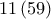 11\left(59 \right)
