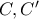 C , C'