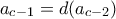 a_{c-1}=d(a_{c-2})