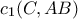 c_1(C,AB)