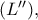 (L''),