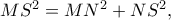MS^2=MN^2+NS^2,