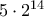5 \cdot 2^{14} 5 \cdot 2^{14}