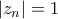 |z_{n}|=1