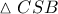 \vartriangle CSB