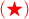 \bf\color{red} \left( \bigstar \right)