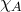 \chi_A