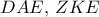 DAE,\,ZKE