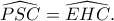 \widehat {PSC}=\widehat {EHC}.