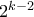 2^{k-2}