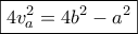 \boxed{4v_a^2=4b^2-a^2}