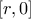\displaystyle{[r,0]}