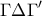 \displaystyle{\Gamma\Delta\Gamma'}