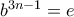 b^{3n-1}=e