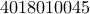 4018010045
