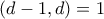 (d-1,d)=1