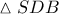 \vartriangle SDB