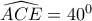 \widehat{ACE}=40^{0}