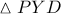 \vartriangle PYD