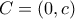 C=(0,c)