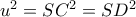 {u^2} = S{C^2} = S{D^2}