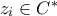 {z_i} \in {C^ * }