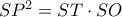 SP^2= ST\cdot SO