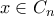 x\in C_n