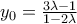 y_0 = \frac{3\lambda - 1}{1-2\lambda}
