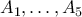 A_{1}, \ldots , A_{5}