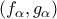 ({f_{\alpha}, g_{\alpha}})
