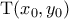 \mathrm{T}(x_0, y_0)