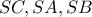 SC,SA,SB