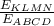 \frac{E_{KLMN}}{E_{ABCD}}