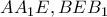 A{A_1}E, BEB_1