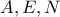 A,E,N