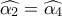 \widehat {{\alpha _2}} = \widehat {{\alpha _4}}
