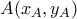 A(x_{A},y_{A})