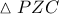 \vartriangle PZC