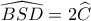 \widehat {BSD}= 2\widehat {C}