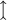 \displaystyle{\begin{tikzpicture}\draw [>->,normal] (0,0.0) -- (0.0,0.4)\end{tikzpicture}}