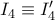 I_{4}\equiv I_{4}' I_{4}\equiv I_{4}'