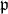 \mathfrak{p}