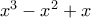 x^3-x^2+x