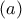 \left(a \right)