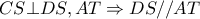 CS \bot DS,AT \Rightarrow DS//AT