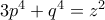 3p^4+q^4=z^2