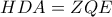 HDA=ZQE
