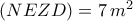 (NEZD) = 7\,{m^2}