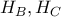 H_{B},H_{C}